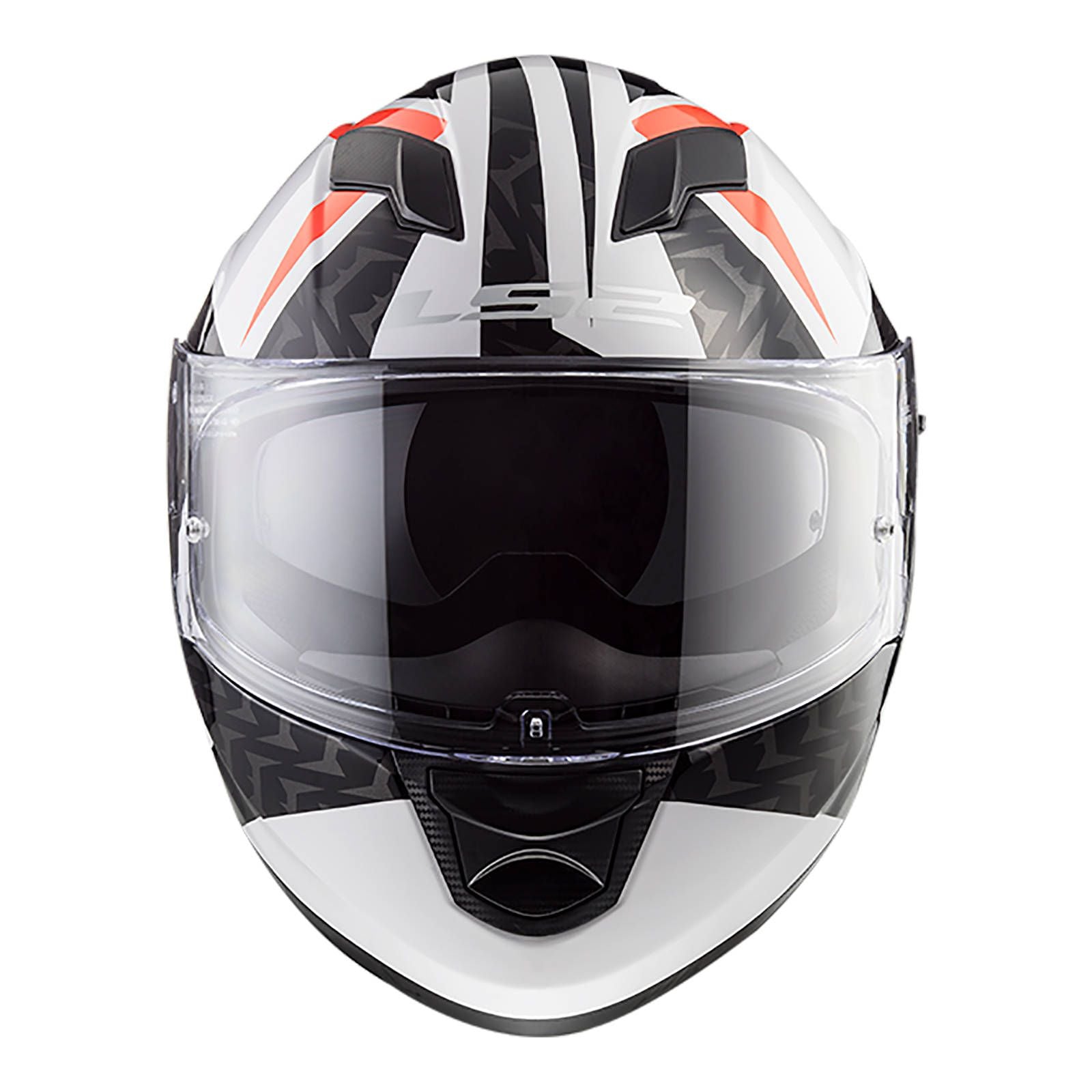 LS2 FF320 Stream EVO Commander Helmet - White / Black / Red (S) #LS2FF320COMWBRS