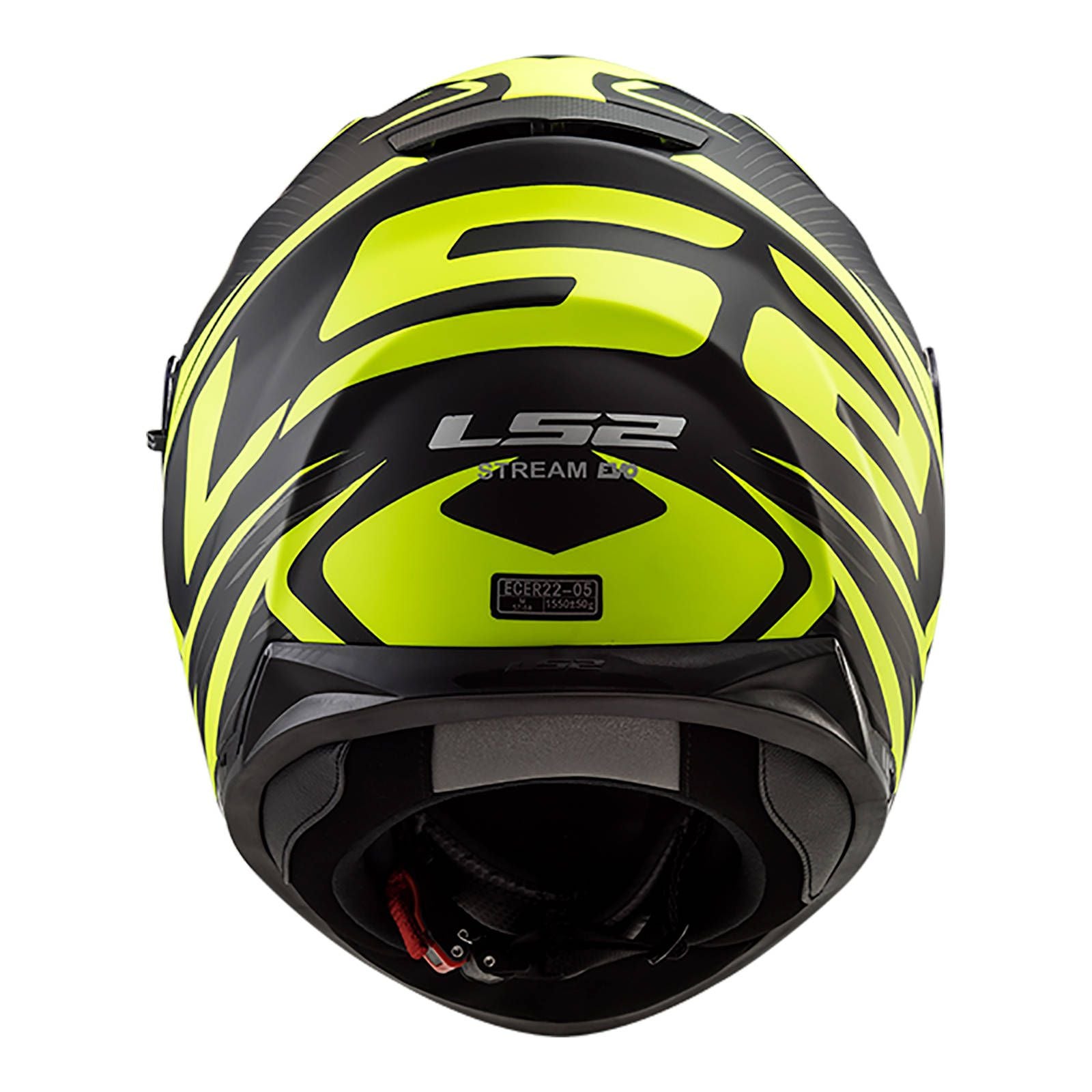 LS2 FF320 Stream EVO Jink Helmet - Matte Black / Hi-Vis (2XL) #LS2FF320JINMBY2XL