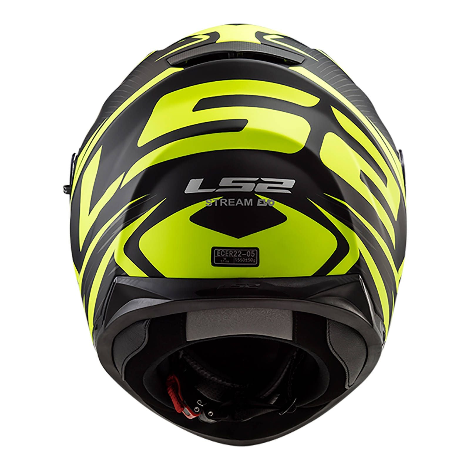 New LS2 FF320 Stream EVO Jink Helmet - Matte Black / Hi-Vis (L) #LS2FF320JINMBYL