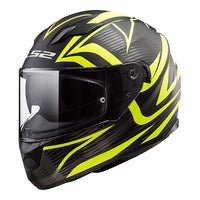 LS2 FF320 Stream EVO Jink Helmet - Matte Black / Hi-Vis (XL) #LS2FF320JINMBYXL