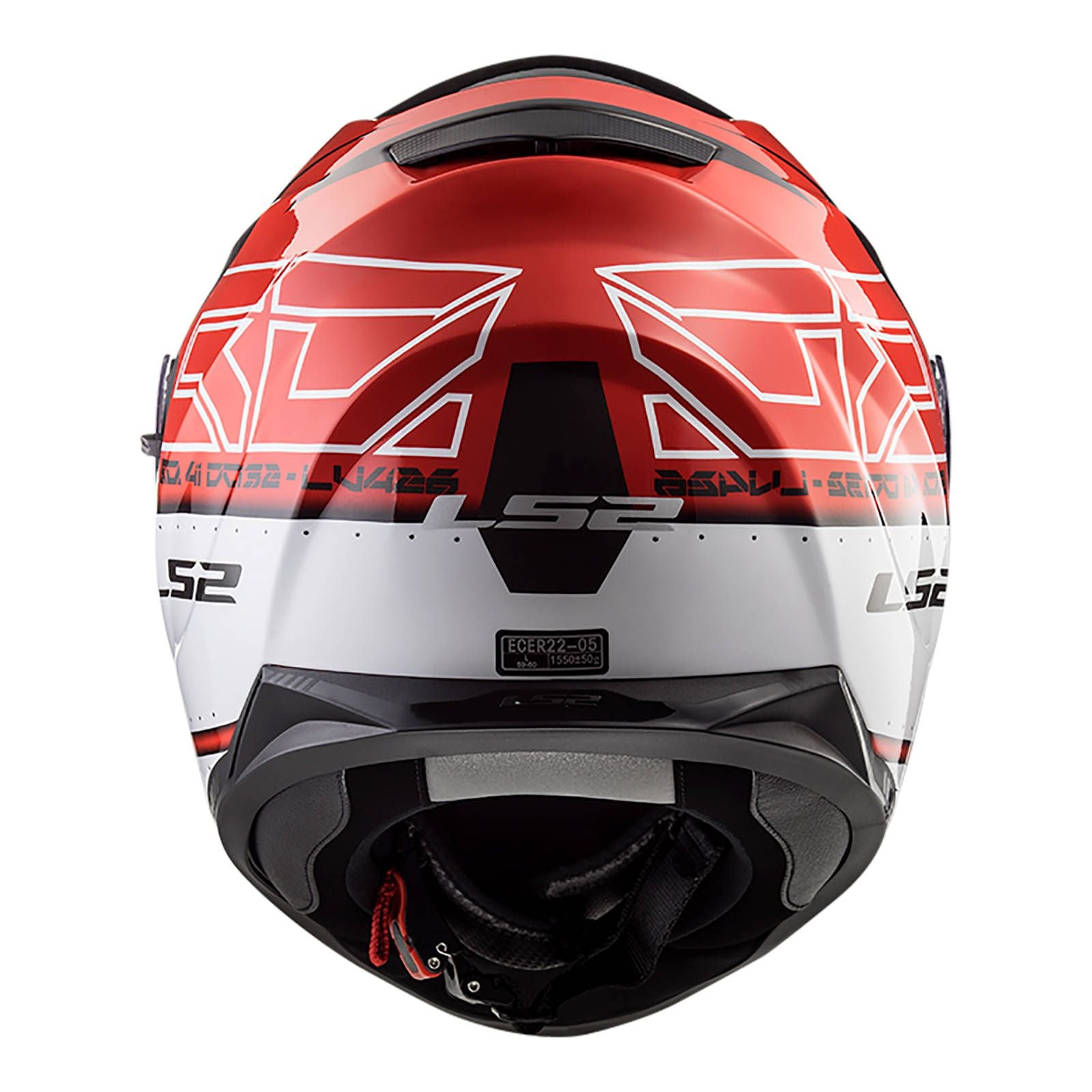 New LS2 FF320 Stream EVO Kub Helmet - Black / Red (S) #LS2FF320KUBBRS