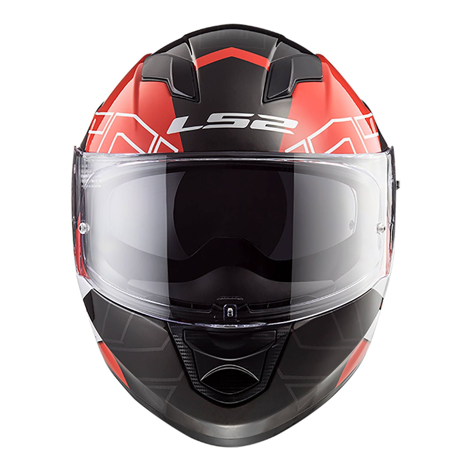 New LS2 FF320 Stream EVO Kub Helmet - Black / Red (S) #LS2FF320KUBBRS