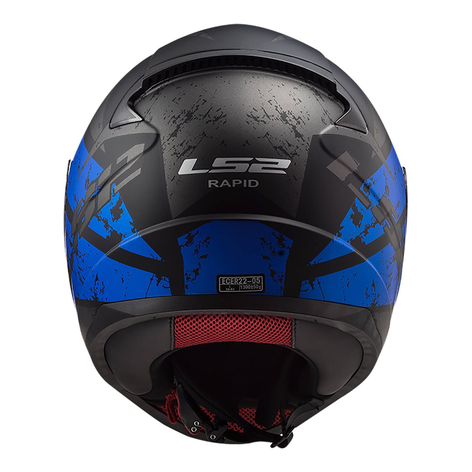 New LS2 FF353 Rapid Deadbolt Helmet - Matte Black / Blue (L) #LS2FF353DEAMBBL