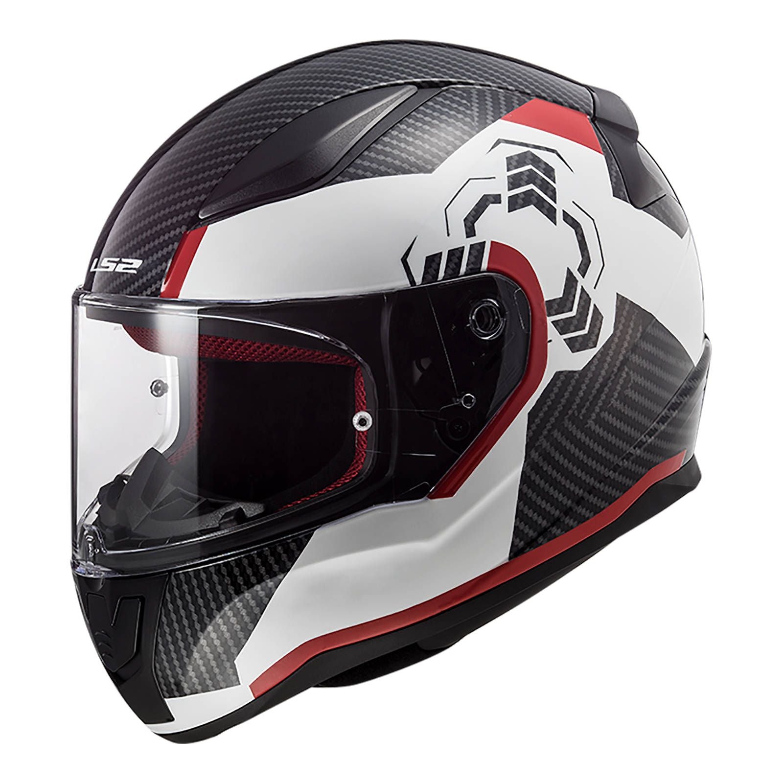 New LS2 FF353 RAPID GHOST WHT//BLK//RED 2XL LS2FF353GHWBR2XL