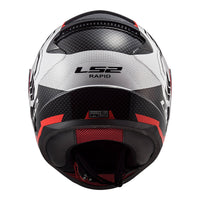 New LS2 FF353 RAPID GHOST WHT//BLK//RED 2XL LS2FF353GHWBR2XL