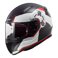 New LS2 FF353 RAPID GHOST WHT//BLK//RED SML LS2FF353GHWBRS