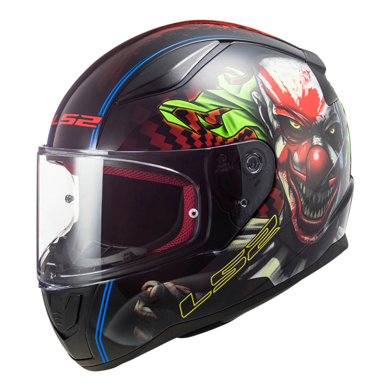 New LS2 FF353 Rapid Happy Helmet - Black / Red (XS) #LS2FF353HAPPYXS | Australian Moto Spares
