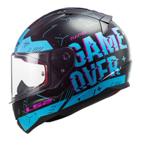 New LS2 FF353 Rapid Player Helmet - Black / Blue (XL) #LS2FF353PLAYERXL