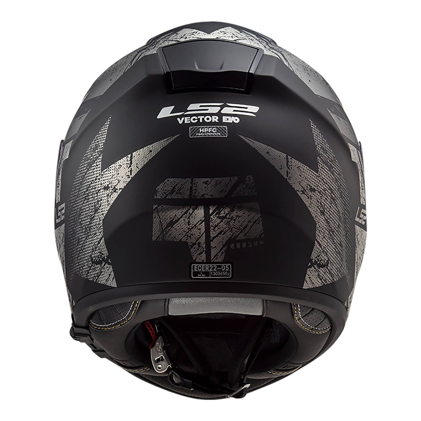 LS2 FF397 Vector EVO Hunter Helmet - Matte Black / Titanium (2XL)