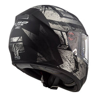 LS2 FF397 Vector EVO Hunter Helmet - Matte Black / Titanium (L) #LS2FF397HUMBTL