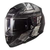 LS2 FF397 Vector EVO Hunter Helmet - Matte Black / Titanium (L) #LS2FF397HUMBTL