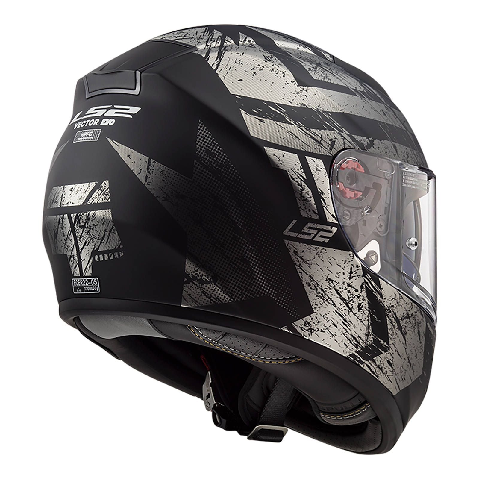 LS2 FF397 Vector EVO Hunter Helmet - Matte Black / Titanium (S) #LS2FF397HUMBTS