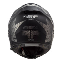 LS2 FF397 Vector EVO Hunter Helmet - Matte Black / Titanium (XL) LS2FF397HUMBTXL