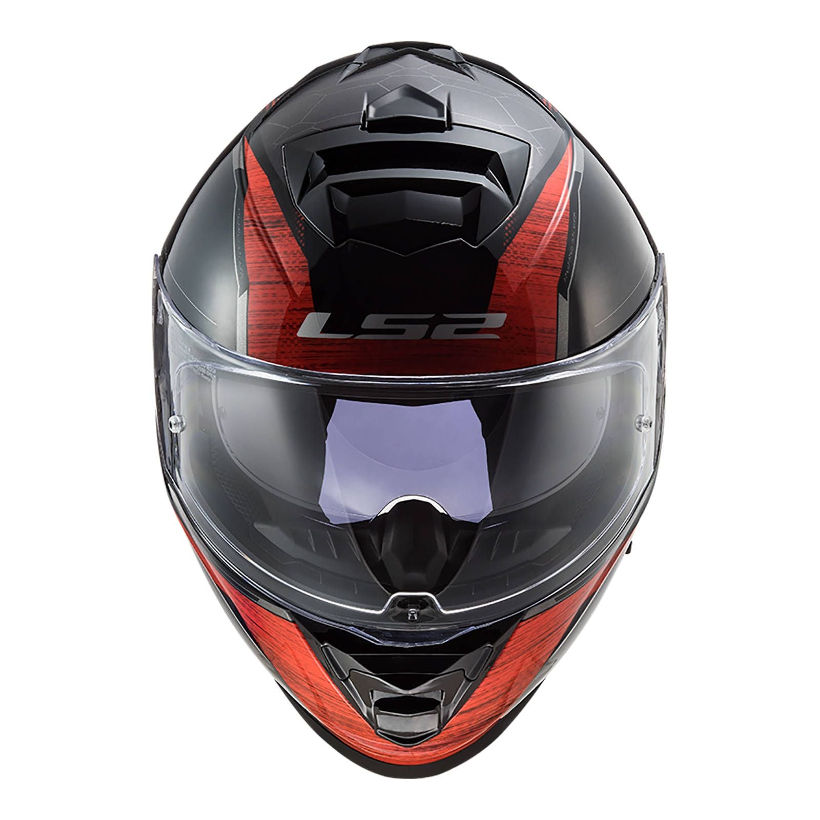 New LS2 FF800 Storm Classy Helmet - Black / Red (2XL) #LS2FF800CLASBKR2XL