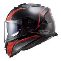 New LS2 Ff800 Storm Classy Helmet - Black / Red (3XL) LS2FF800CLASBKR3XL