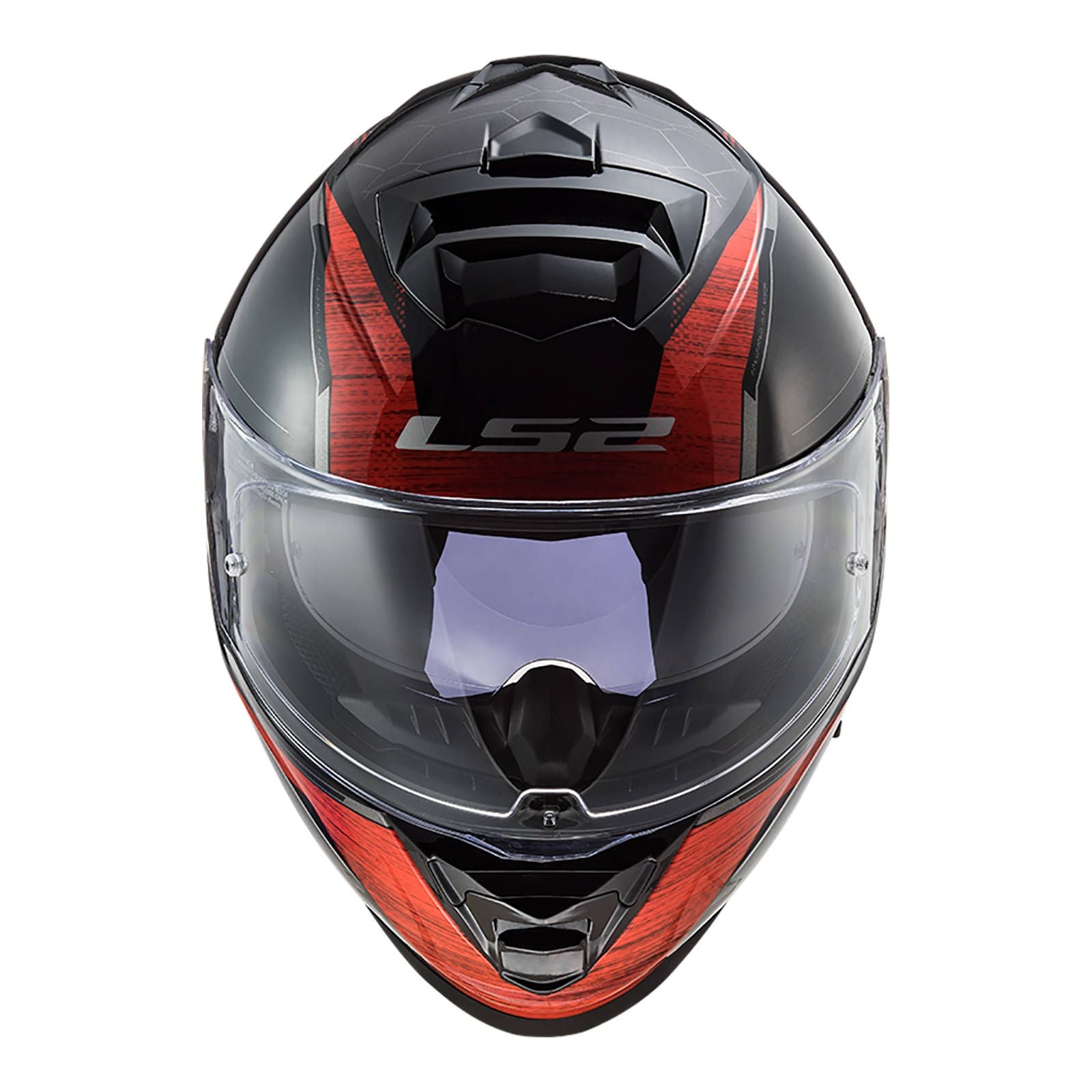 New LS2 FF800 Storm Classy Helmet - Black / Red (M) #LS2FF800CLASBKRM