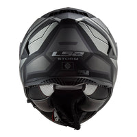 LS2 FF800 Storm Faster Helmet - Matte Black / Titanium (2XL) #LS2FF800FASMBT2XL
