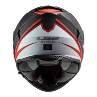 New LS2 Ff800 Storm Nerve Helmet - Matte Black / Red (2XL) LS2FF800NERVBLKRD2XL