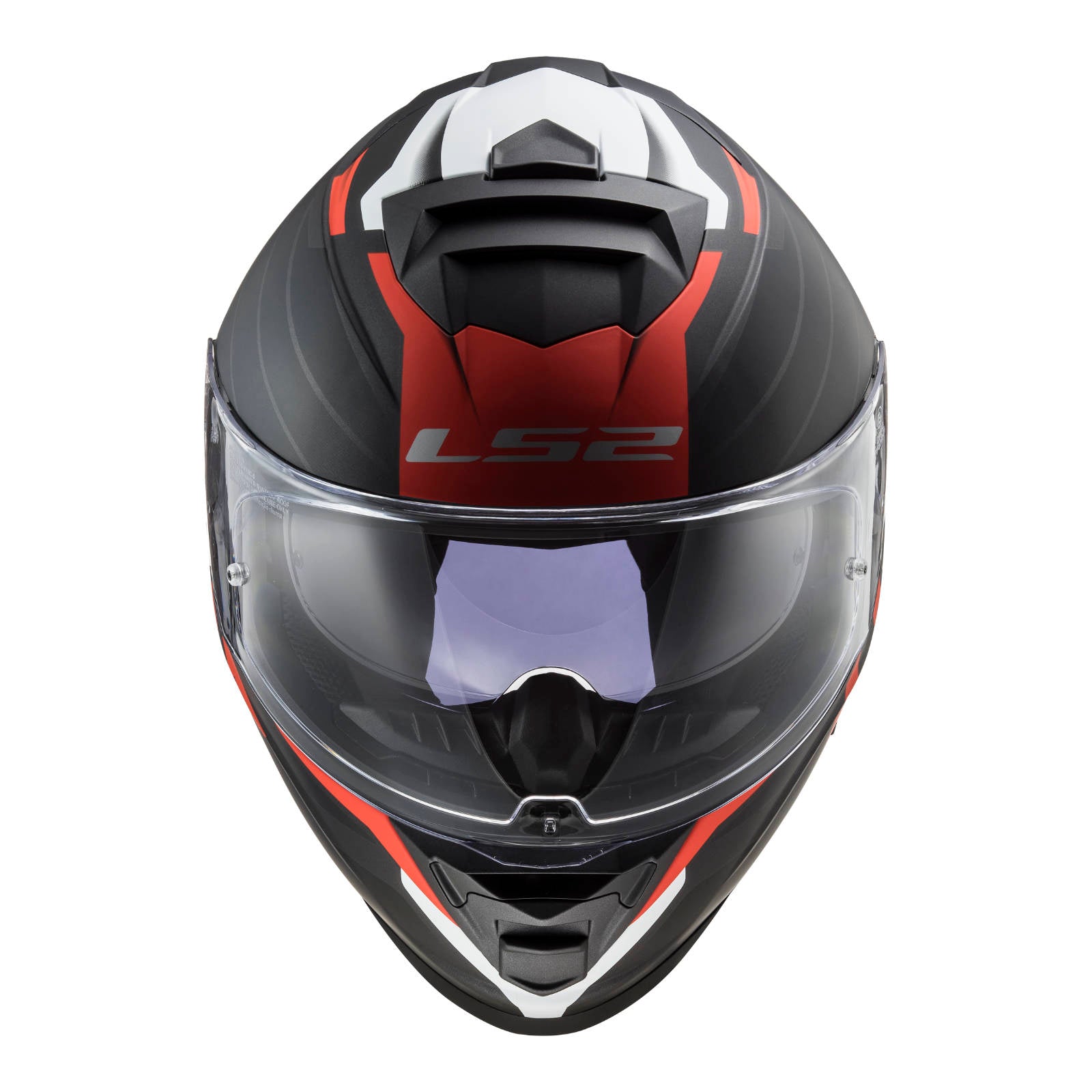 New LS2 Ff800 Storm Nerve Helmet - Matte Black / Red (3XL) LS2FF800NERVBLKRD3XL