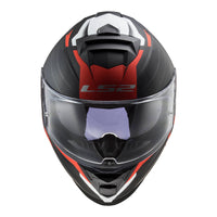 New LS2 Ff800 Storm Nerve Helmet - Matte Black / Red (3XL) LS2FF800NERVBLKRD3XL