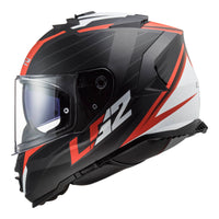 New LS2 Ff800 Storm Nerve Helmet - Matte Black / Red (XS) LS2FF800NERVBLKRDXS