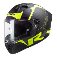 New LS2 Ff805C Thunder Carbon Helmet - Hi-Vis / Yellow (2XL) LS2FF805BLKHVY6K2XL | Australian Moto Spares