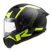 New LS2 Ff805C Thunder Carbon Helmet - Hi-Vis / Yellow (2XL) LS2FF805BLKHVY6K2XL