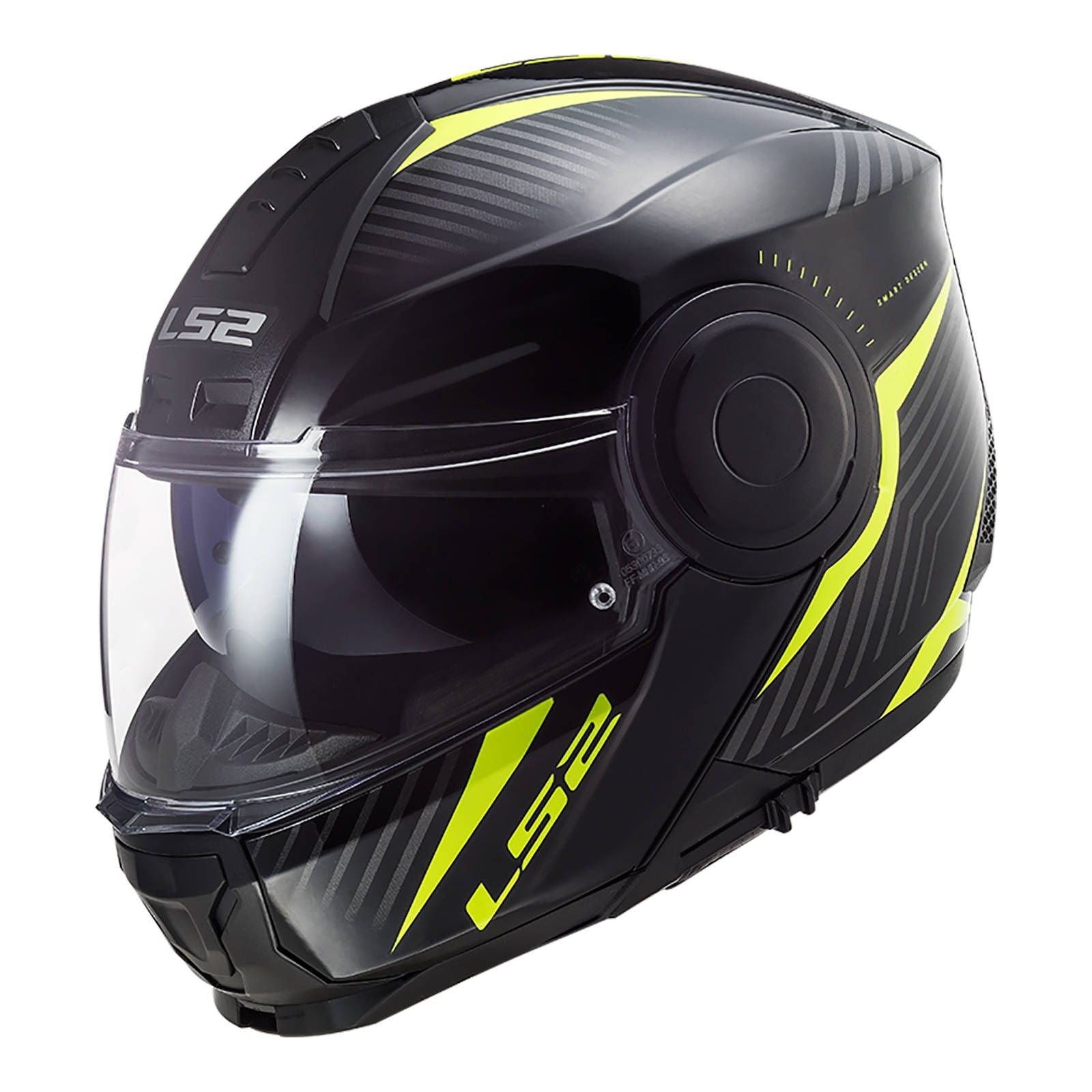 New LS2 FF902 Scope Skid Helmet - Black / Hi-Vis (2XL) #LS2FF902SKBKY2XL