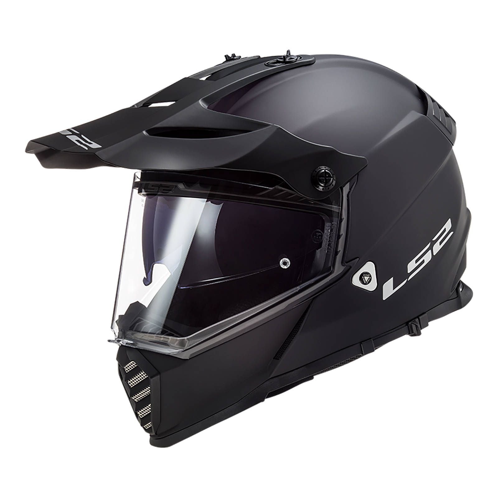 New LS2 Pioneer Evo Helmet - Matte Black (M) #LS2MX436ESOLMBM