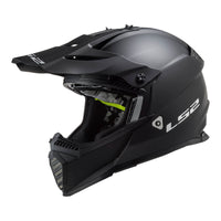 New LS2 MX437J Fast EVO Mini Helmet - Matte Black (YOUTH M) #LS2MX437JBLKM | Australian Moto Spares
