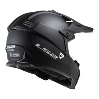 New LS2 MX437J Fast EVO Mini Helmet - Matte Black (YOUTH S) #LS2MX437JBLKS