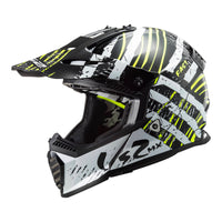 New LS2 MX437 Fast EVO Verve Helmet - Black / White (XL) #LS2MX437VERVEXL | Australian Moto Spares