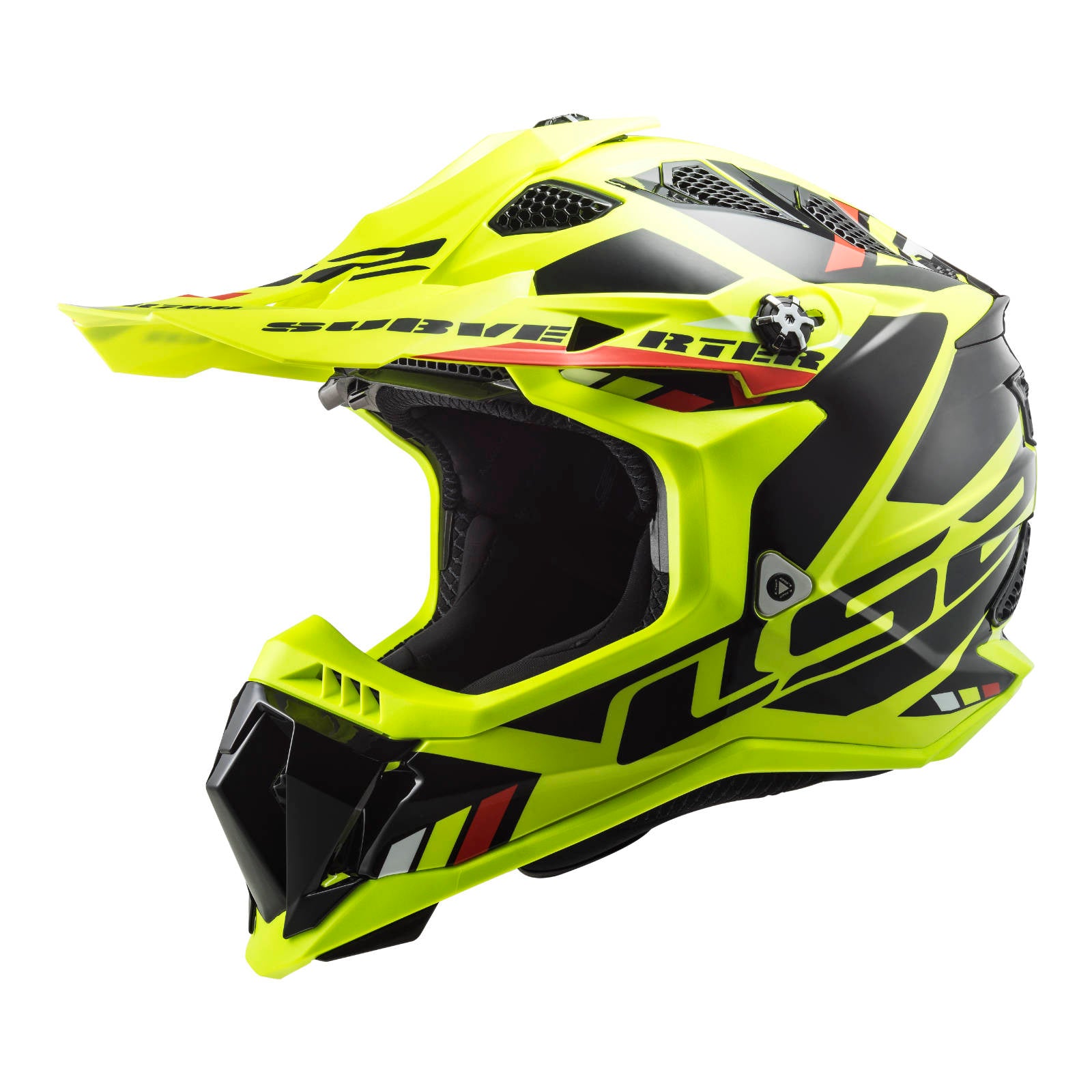 LS2 MX700 Subverter EVO Stomp Helmet - Hi-Vis / Yellow / Black (2XL)