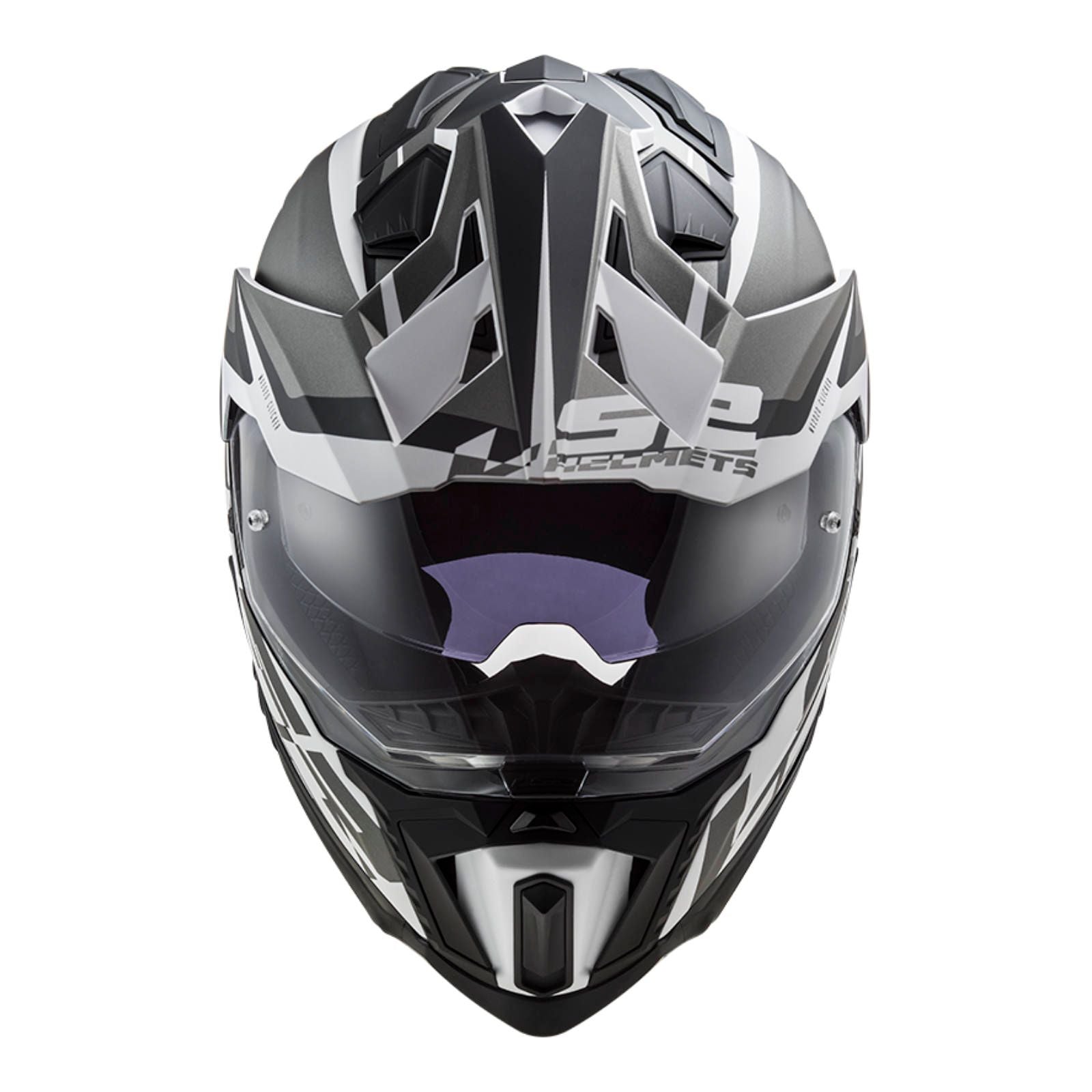 New LS2 Explorer Alter Helmet - Matte Black / White (2XL) #LS2MX701ALTMBW2XL