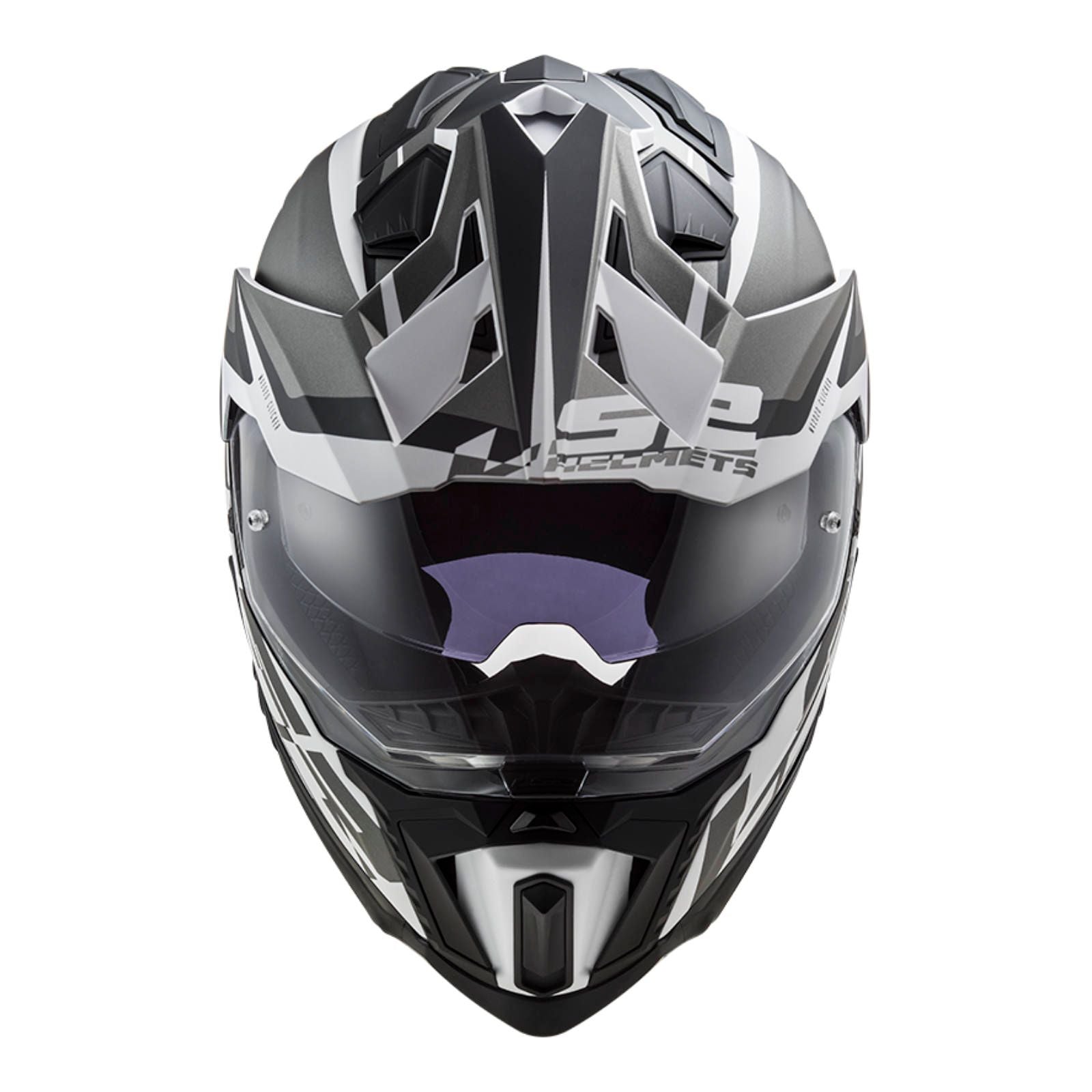 New LS2 Explorer Alter Helmet - Matte Black / White (L) #LS2MX701ALTMBWL