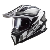 New LS2 Explorer Alter Helmet - Matte Black / White (M) #LS2MX701ALTMBWM