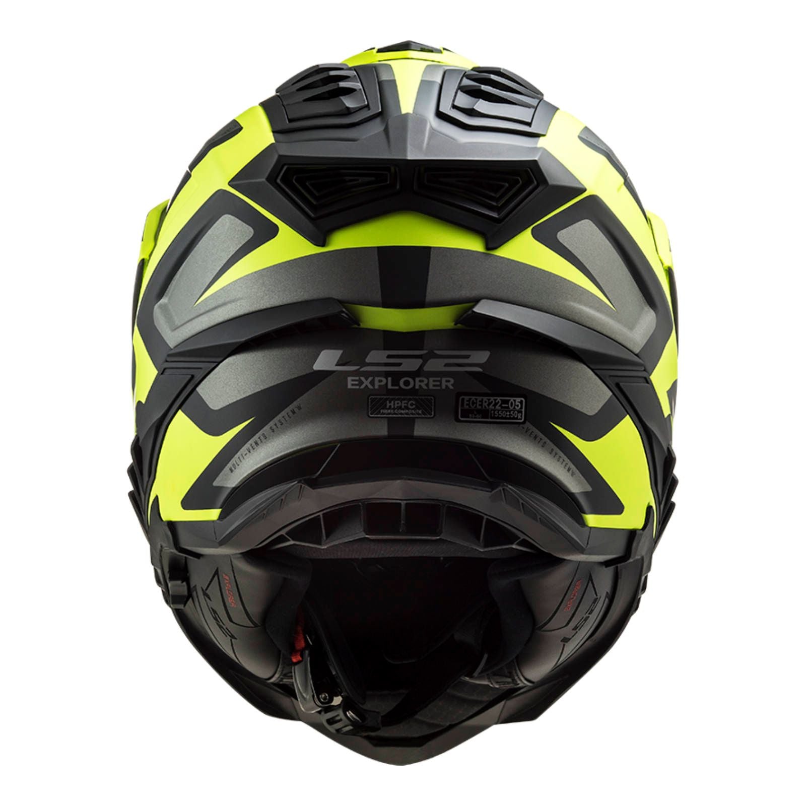 New LS2 Explorer Alter Helmet - Matte Black / Hi-Vis (2XL) #LS2MX701ALTMBY2XL