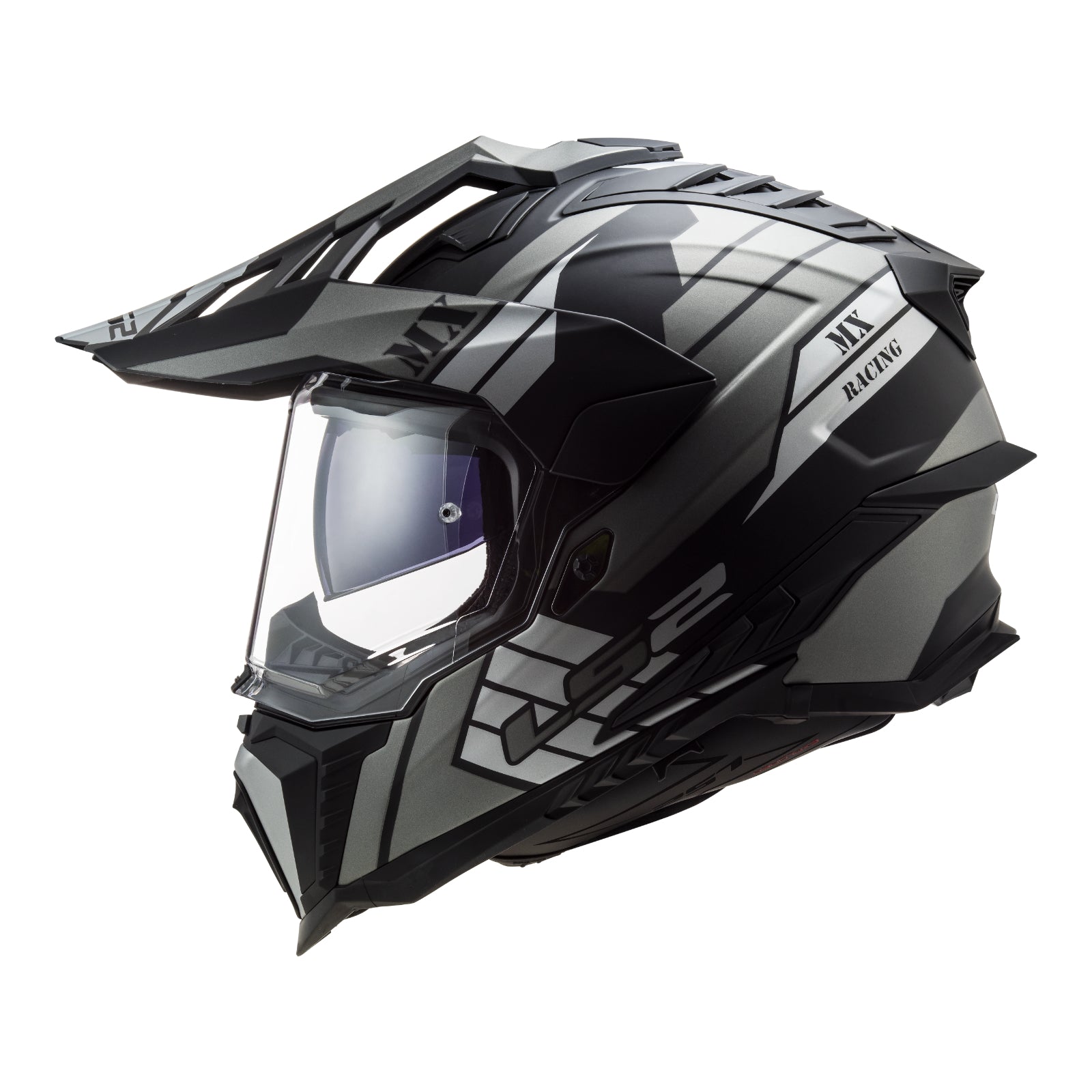 New LS2 Explorer Atlantis - Matte Titanium (M) #LS2MX701ATLMATTM