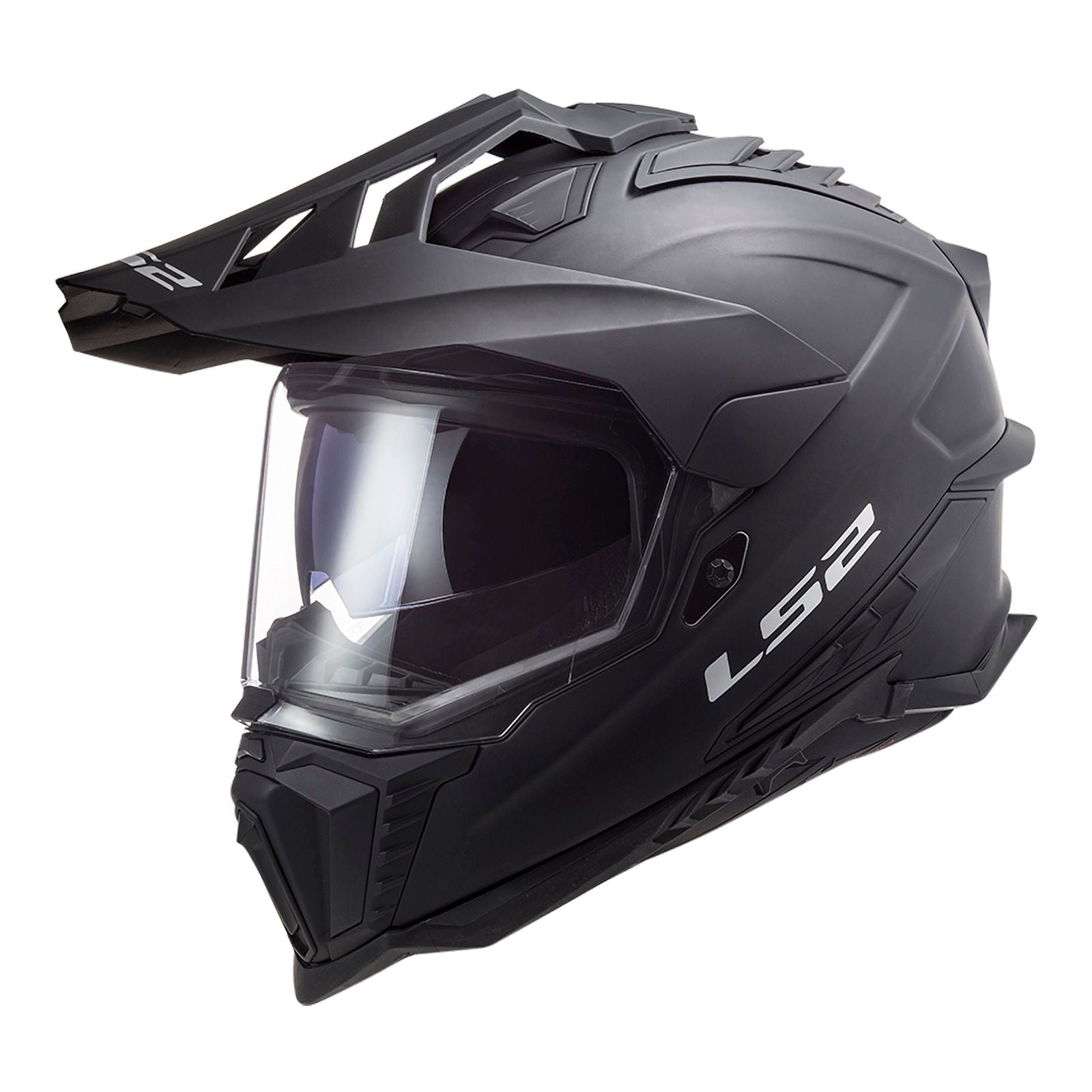 New LS2 Explorer Helmet - Matte Black (L) #LS2MX701SOLMBL