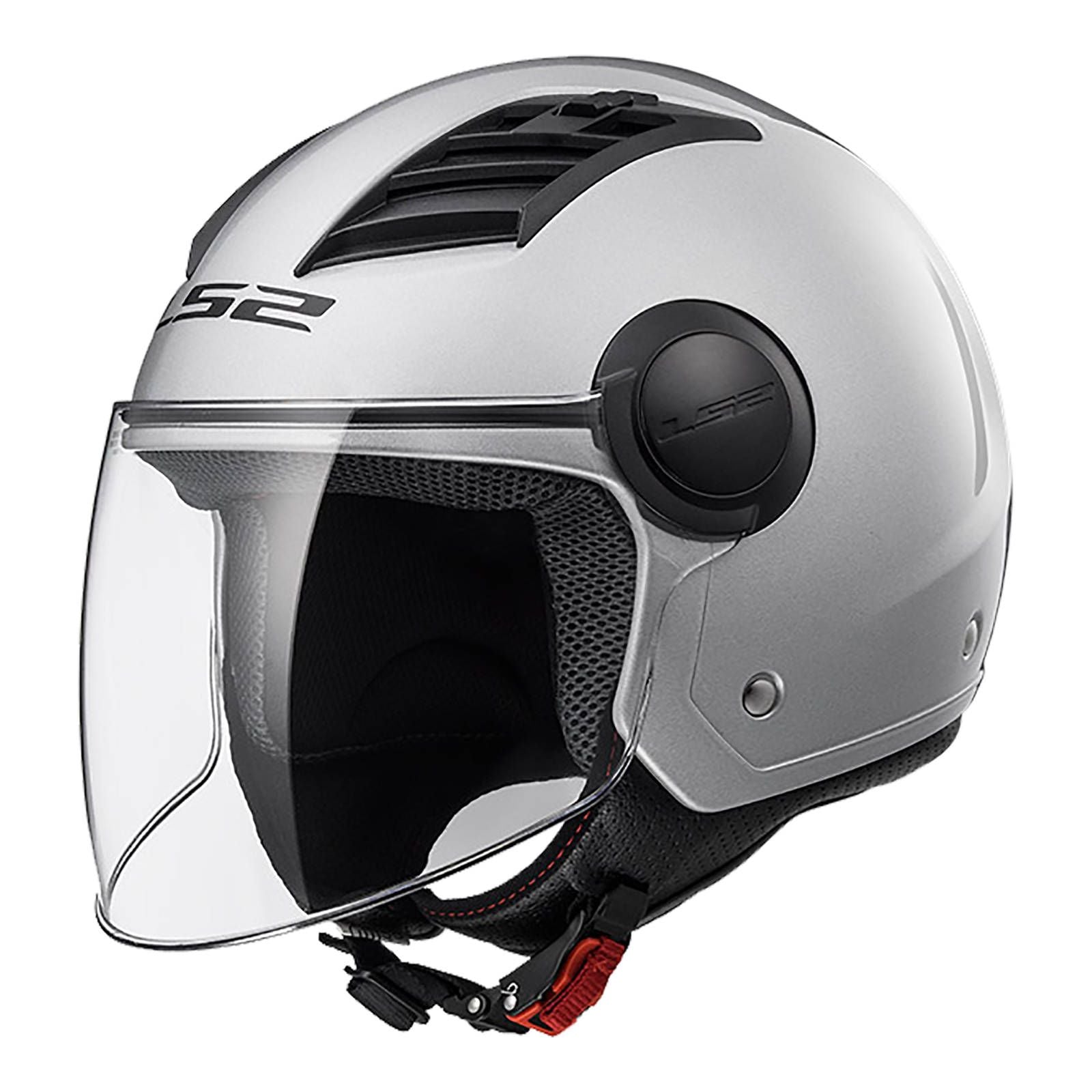 New LS2 OF562 Airflow-L Helmet - Silver (2XL) #LS2OF562SS2XL