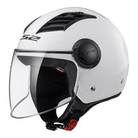 New LS2 OF562 Airflow-L Solid Helmet - White (XXS) #LS2OF562WXXS