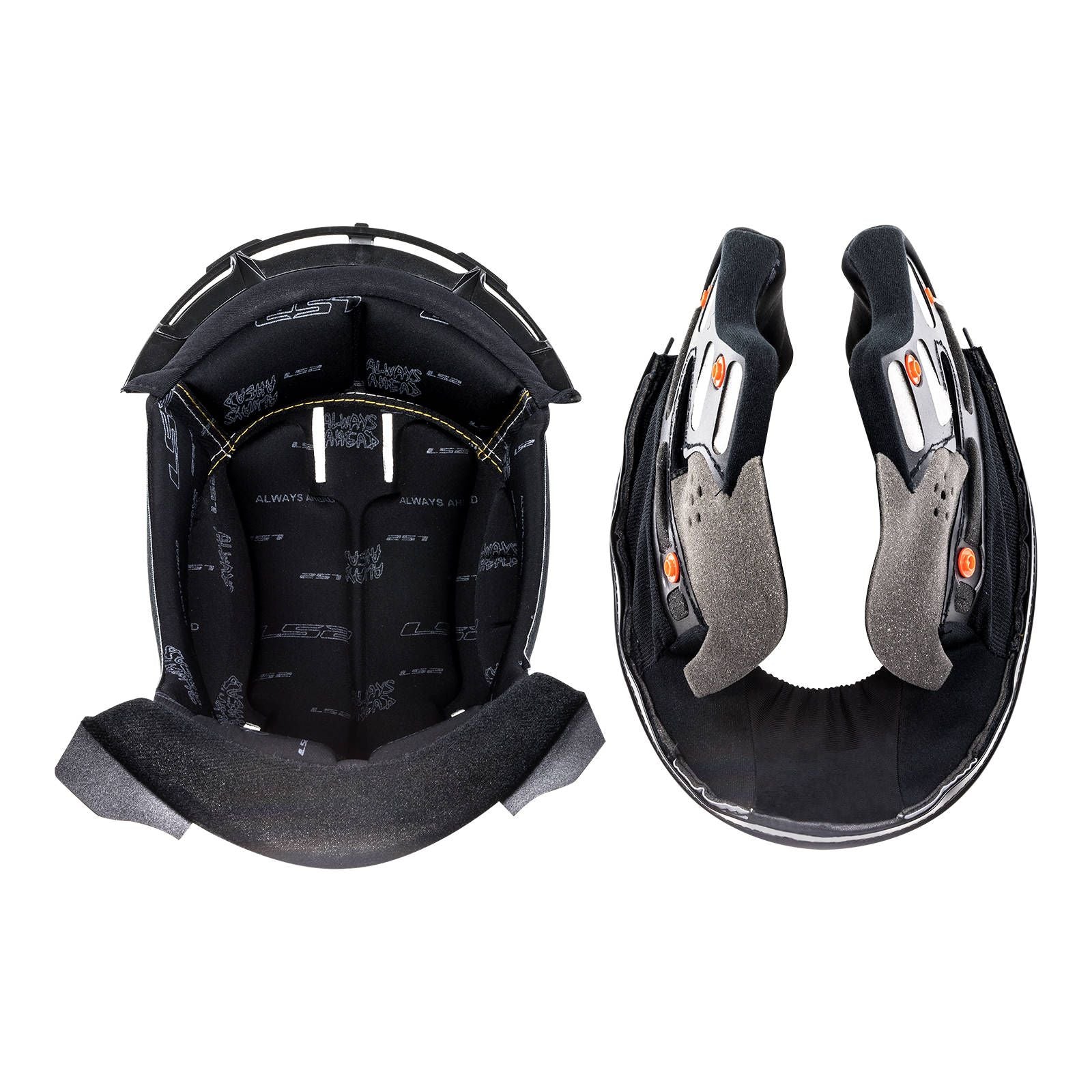 New LS2 FF399 Valiant Helmet Liner / Cheek Pad Set - 3XL #LS2Z800103993XL