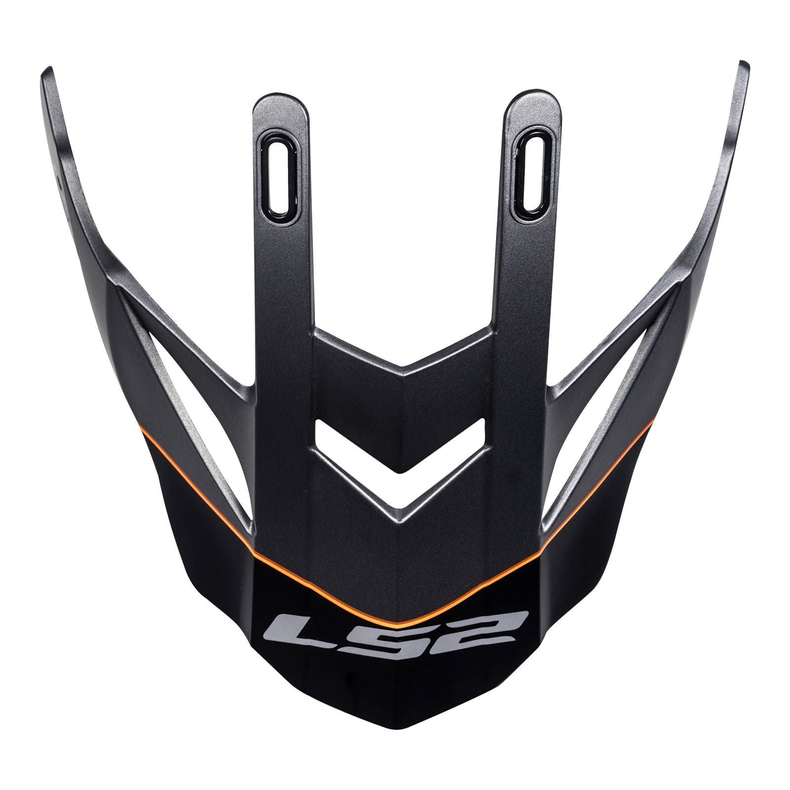 New LS2 MX436 Pioneer Helmet Peak Element Mat Tit / Orange #LS2Z800436PK08