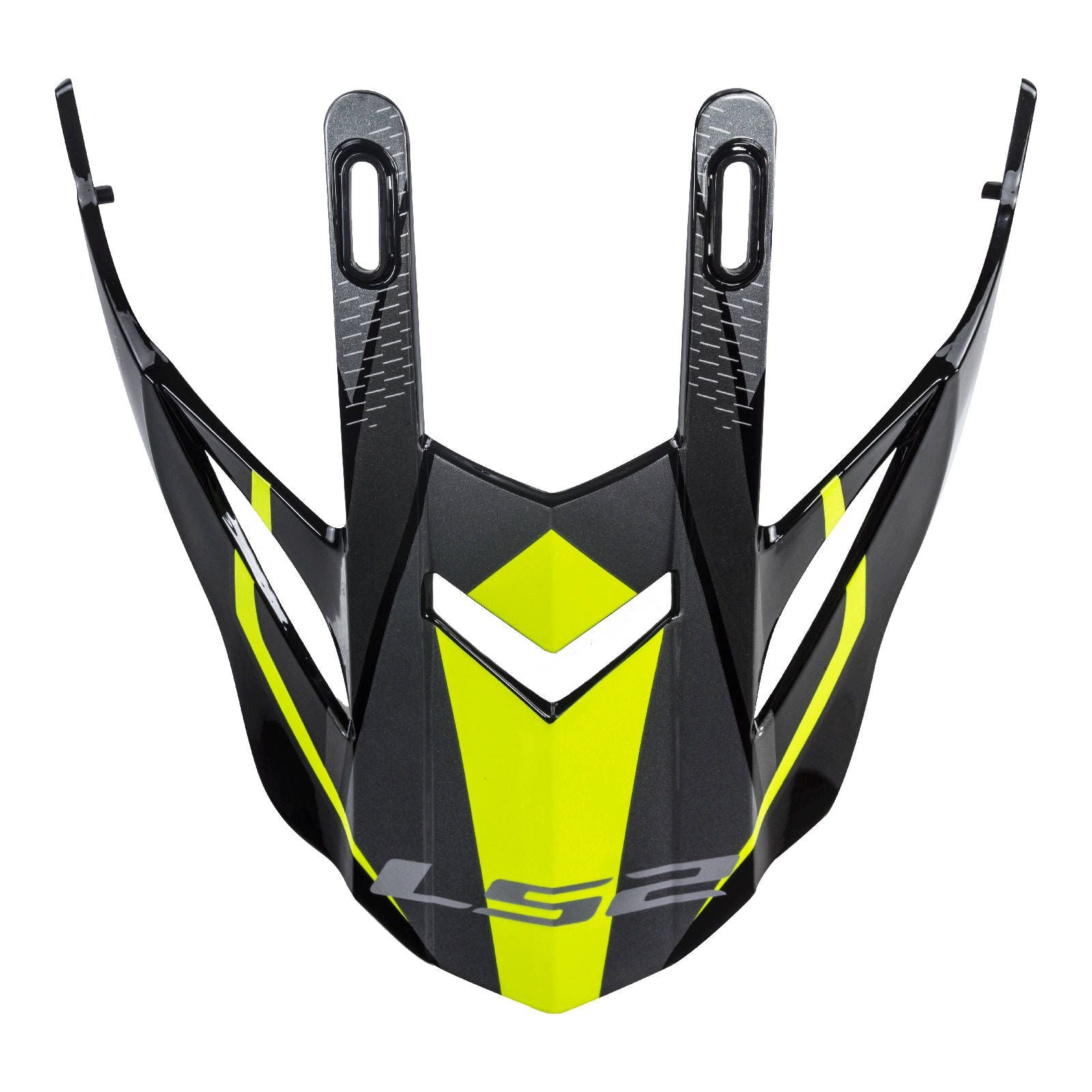 New LS2 MX436 Pioneer Helmet Peak Ring Black /Tit /HI-VIS #LS2Z800436PK14