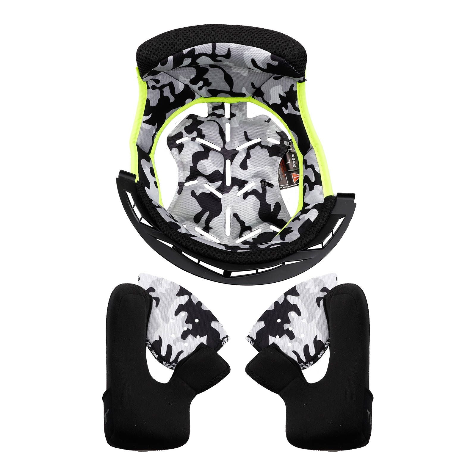 New LS2 MX437 Fast EVO Helmet Liner Black - Large #LS2Z800437LNR01L