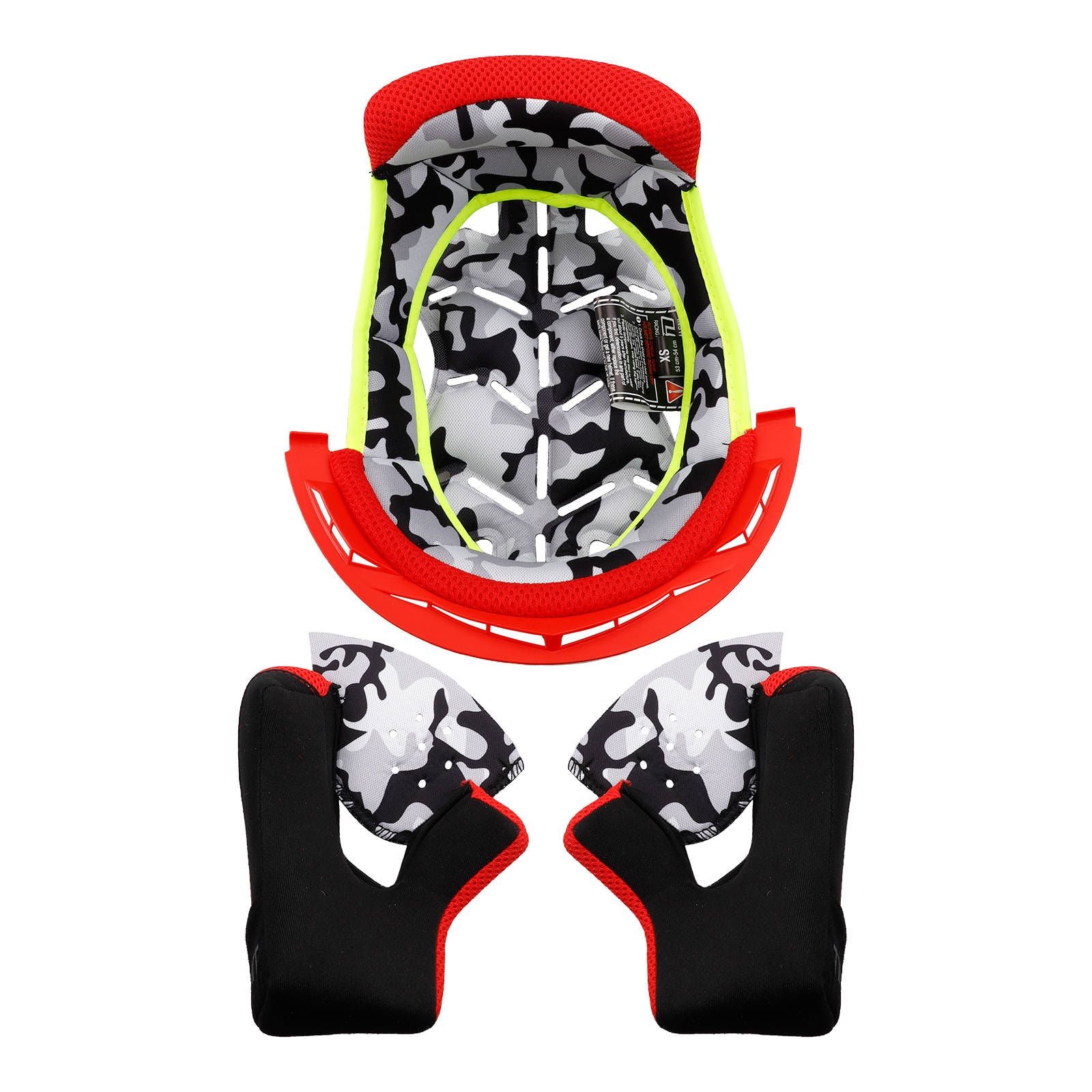 New LS2 MX437 Fast EVO Helmet Liner - Red Small #LS2Z800437LNR02S