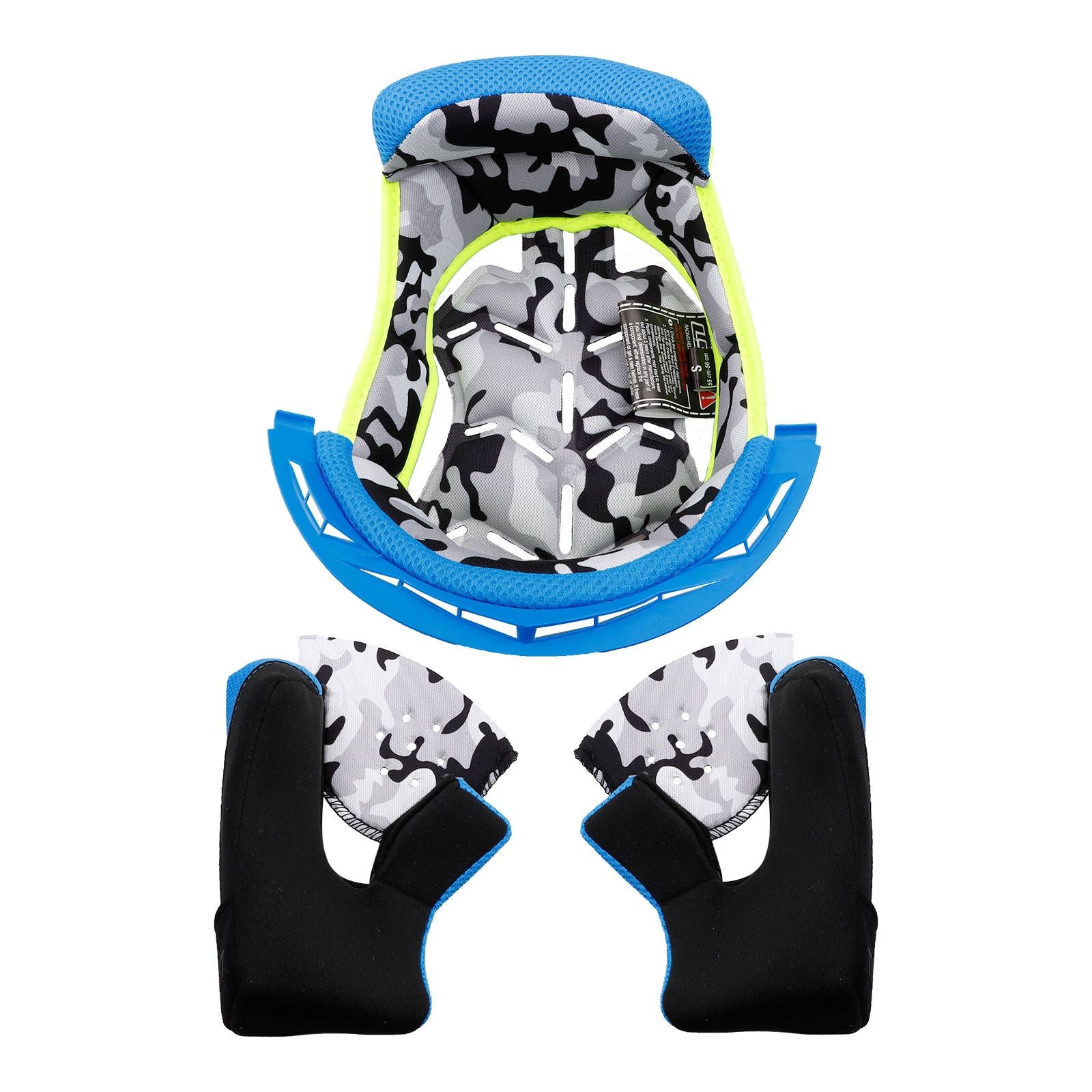 New LS2 MX437 Fast EVO Helmet Liner - Blue Large #LS2Z800437LNR06L