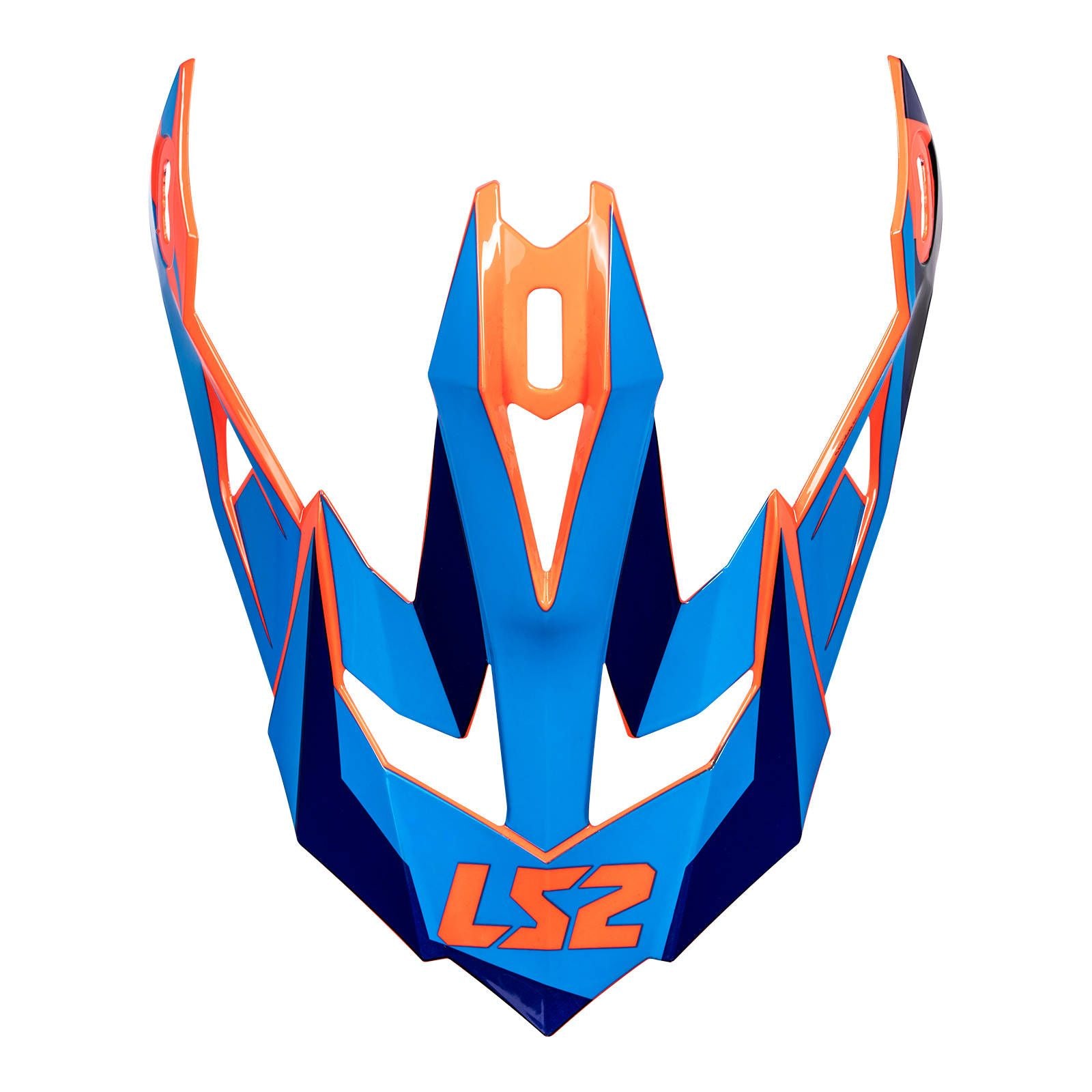 New LS2 MX470 Subverter Helmet Peak Nimble Blue / Black / Orange #LS2Z800470PK21