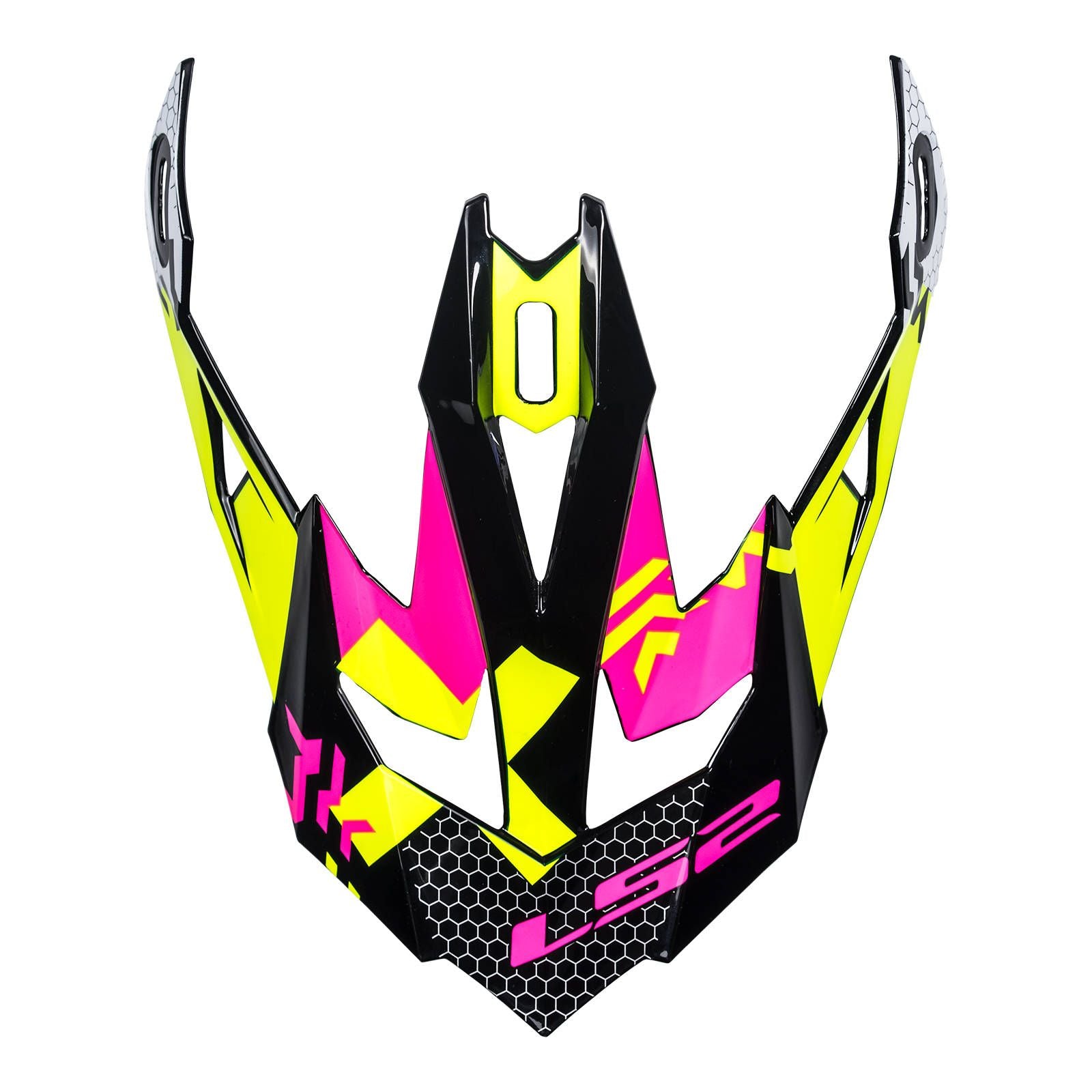 LS2 MX470 Subverter Helmet Peak Triplex Black / Pink / Yellow #LS2Z800470PK27