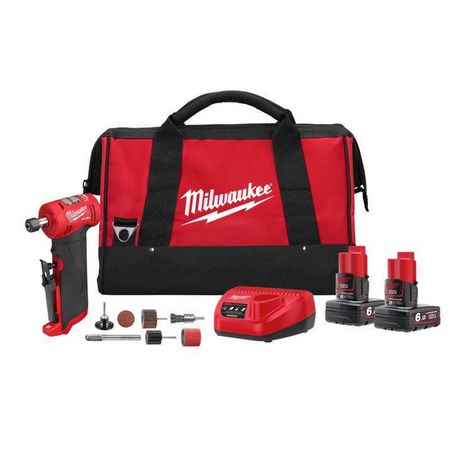 New Milwaukee M12 Fuel Right Angle Die Grinder Kit 12v 1y Warranty-M12FDGA-602BA